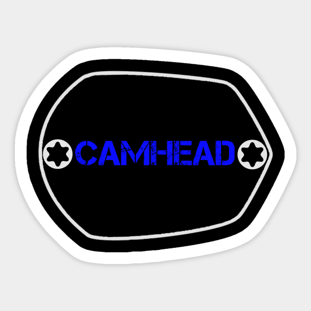 Camhead White Sticker by TripleTreeAdv